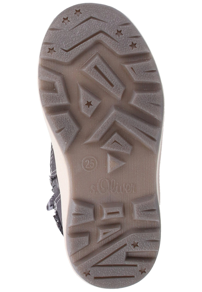 s.Oliver Halbschuhe Lederimitat/Textil Grau - surf4shoes