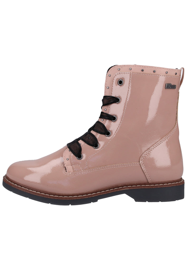 s.Oliver Stiefelette Lederimitat/Textil Rose Warmfutter - surf4shoes