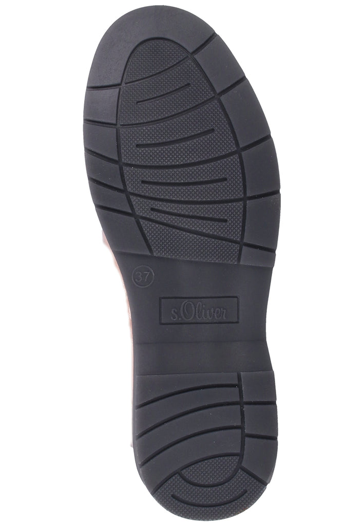 s.Oliver Stiefelette Lederimitat/Textil Rose Warmfutter - surf4shoes