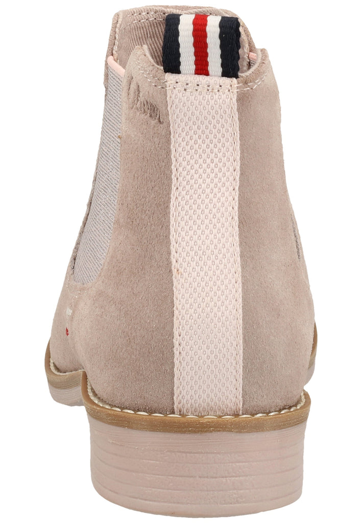 s.Oliver Stiefelette Veloursleder/Textil Hellrosa - surf4shoes