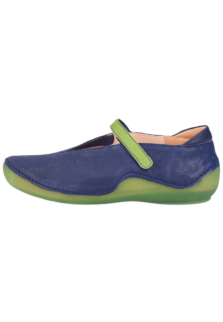 Think! Halbschuhe Leder Blau - surf4shoes