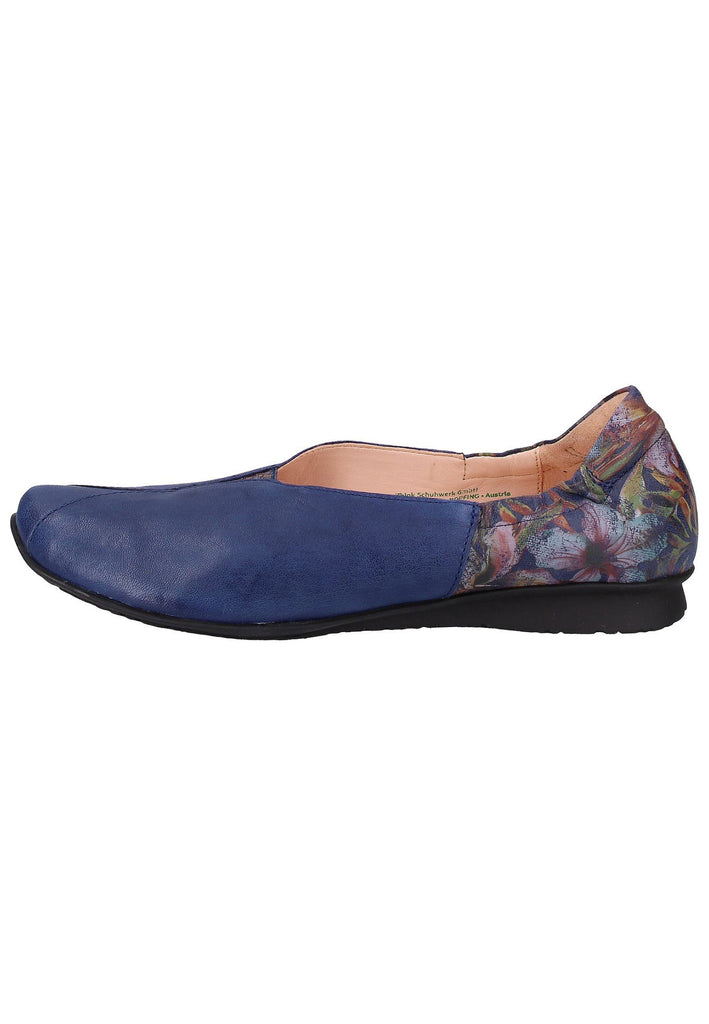 Think! Slipper Leder Blau - surf4shoes