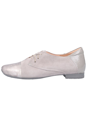 Think! Halbschuhe Leder Hellgrau - surf4shoes
