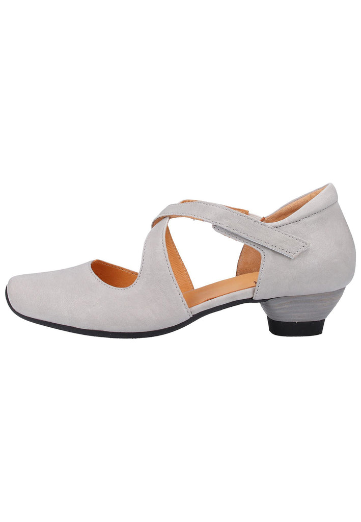 Think! Pumps Leder Hellgrau - surf4shoes