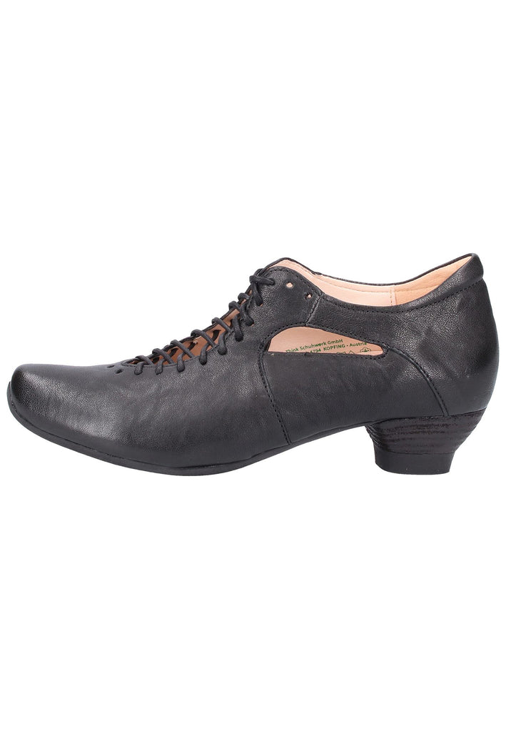 Think! Halbschuhe Leder Schwarz - surf4shoes