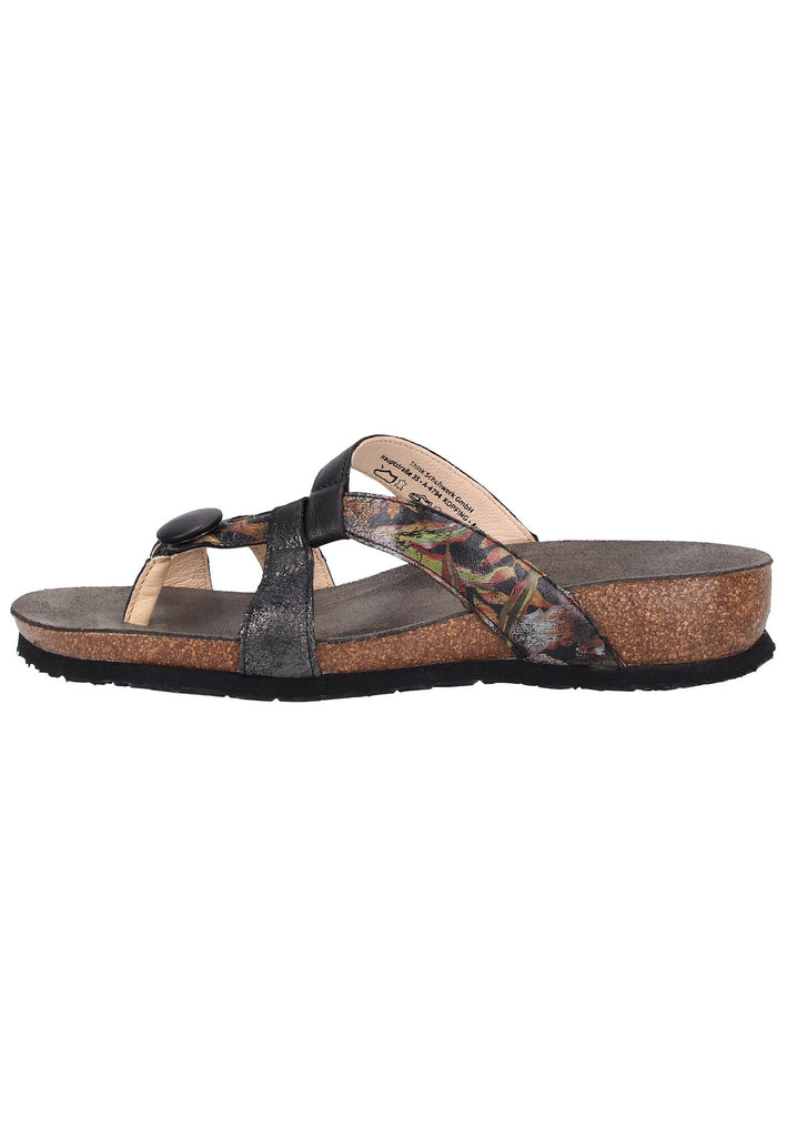 Think! Sandalen Leder/Textil Schwarz - surf4shoes