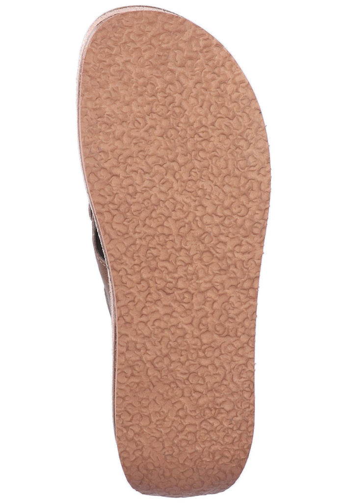 Think! Zehensteg Leder Taupe - surf4shoes