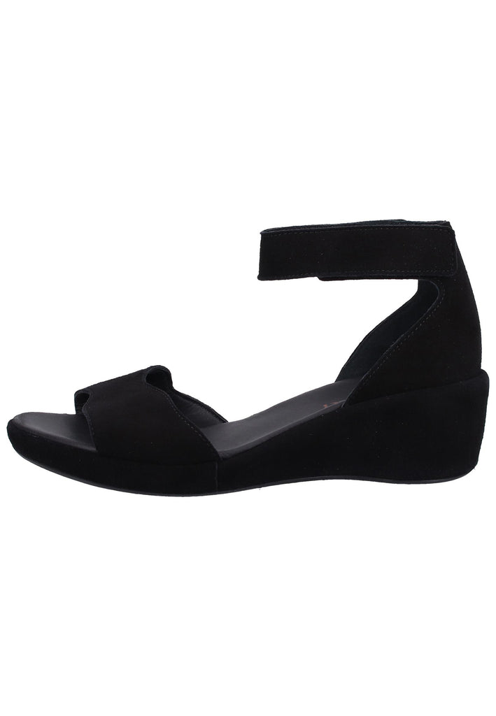 Think! Sandalen Veloursleder Schwarz - surf4shoes