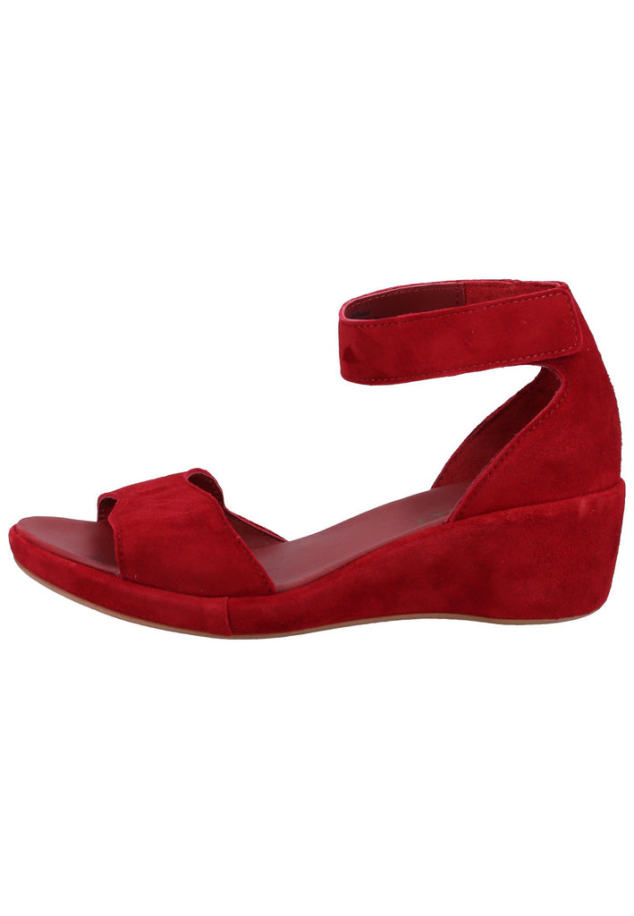 Think! Sandalen Veloursleder Rot - surf4shoes