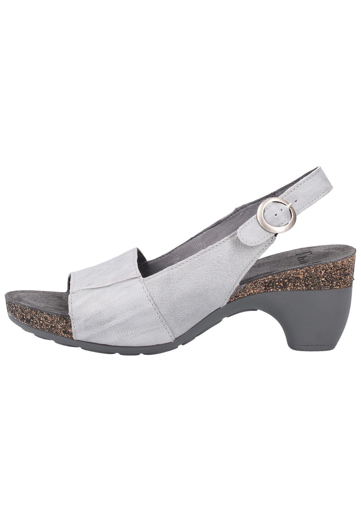 Think! Sandalen Leder Hellgrau - surf4shoes