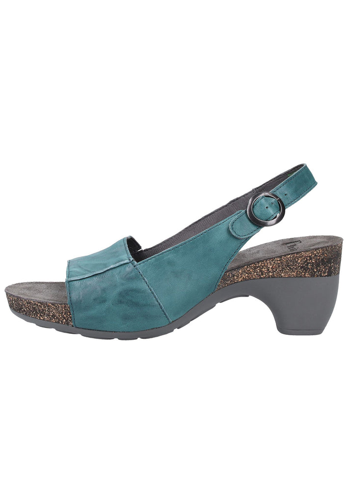 Think! Sandalen Leder Blau - surf4shoes