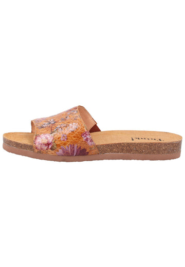 Think! Pantoletten Leder Braun - surf4shoes