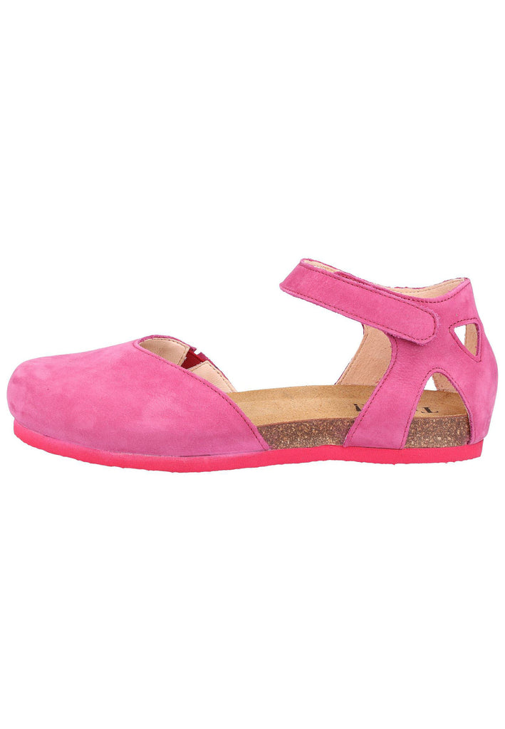 Think! Sandalen Nubukleder Pink - surf4shoes