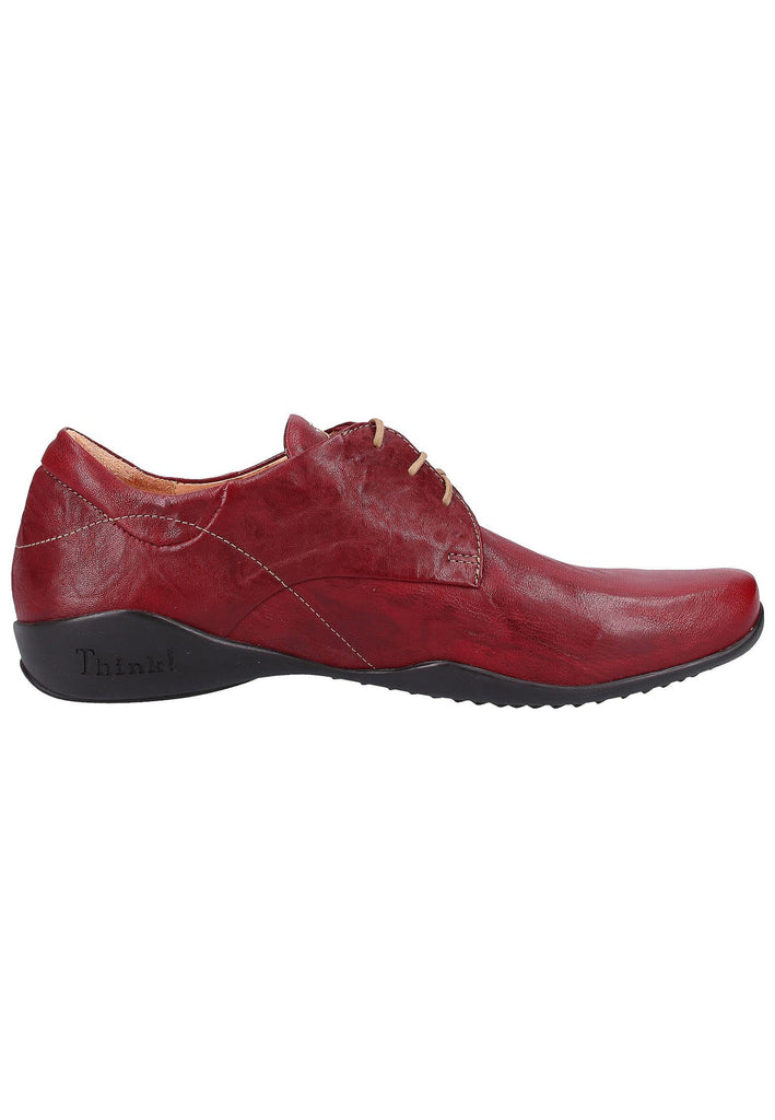 Think! Halbschuhe Leder Rot - surf4shoes