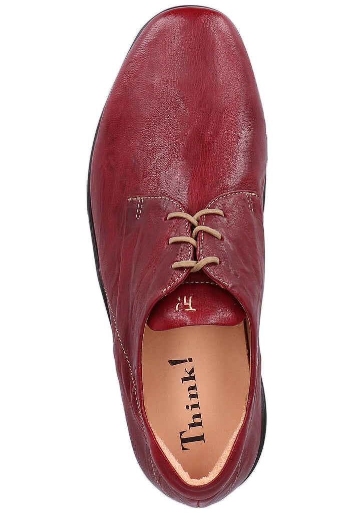 Think! Halbschuhe Leder Rot - surf4shoes