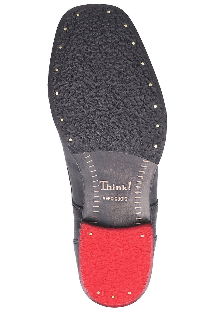 Think! Businessschuhe Leder Schwarz - surf4shoes
