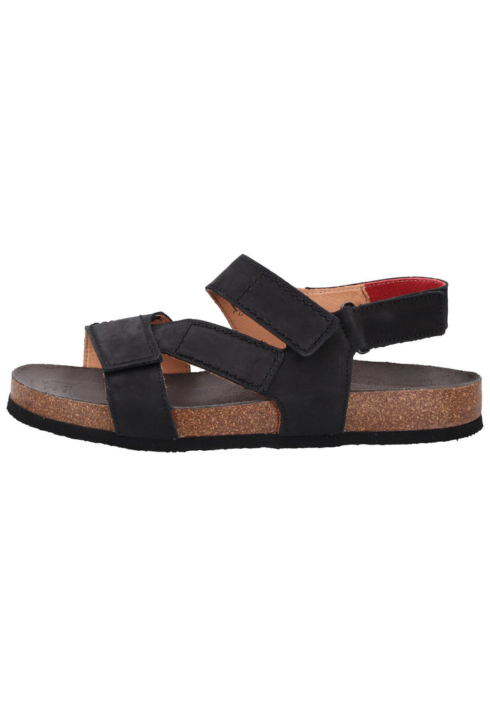 Think! Sandalen Nubukleder Schwarz - surf4shoes