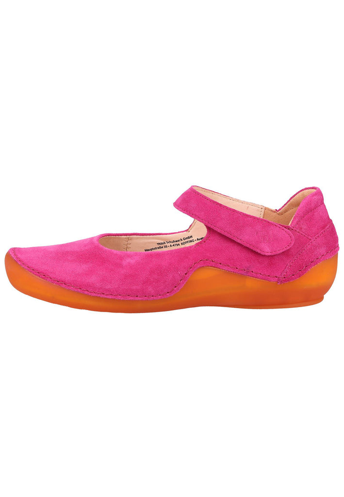 Think! Sandalen Veloursleder Pink - surf4shoes