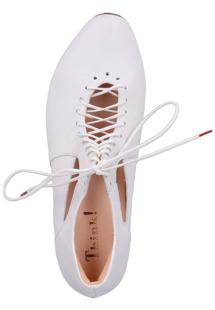 Think! Halbschuhe Leder Weiß - surf4shoes