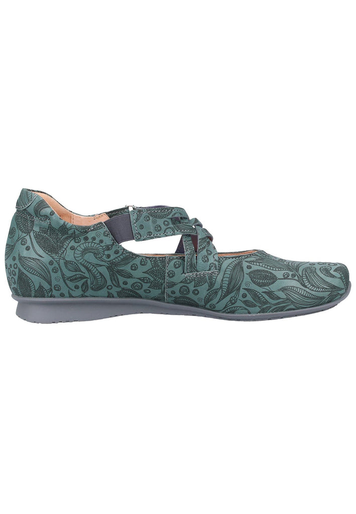 Think! Ballerinas Leder Blau - surf4shoes
