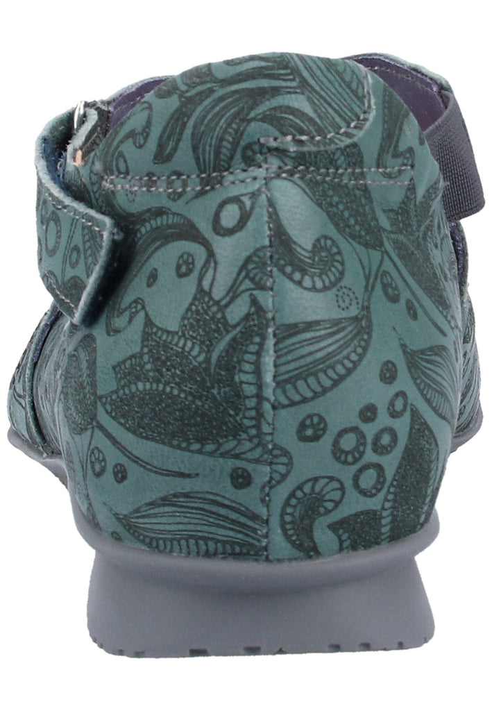 Think! Ballerinas Leder Blau - surf4shoes