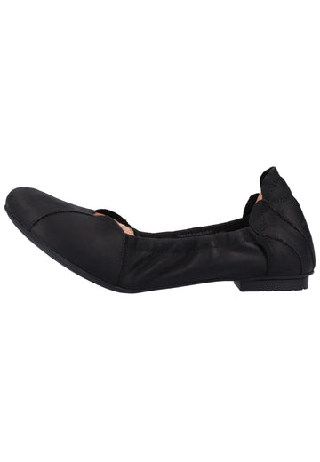 Think! Ballerinas Nubukleder Schwarz - surf4shoes