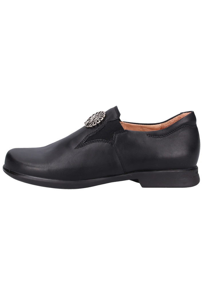 Think! Slipper Nappaleder Schwarz - surf4shoes