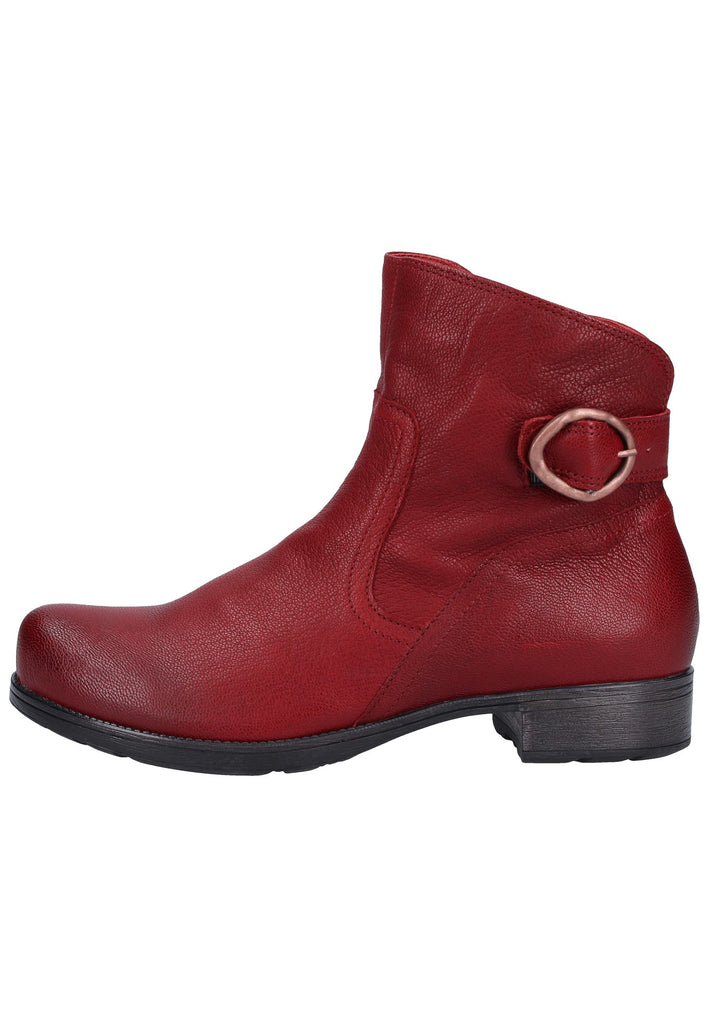Think! Stiefelette Leder Rot - surf4shoes