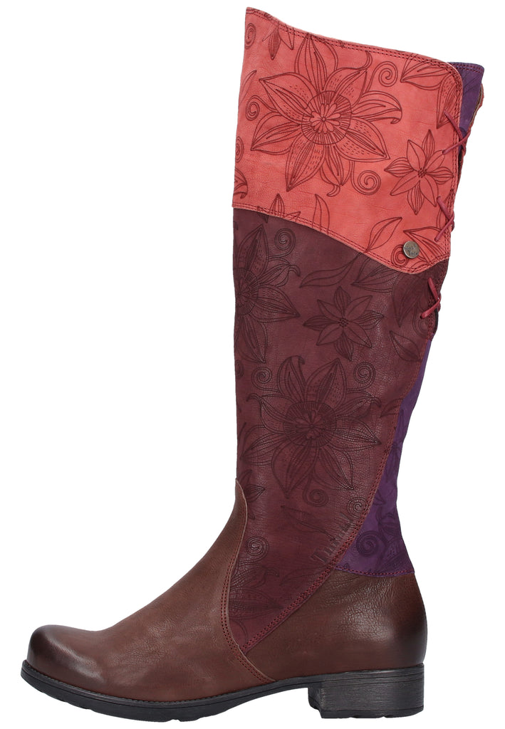 Think! Stiefel Leder Rot - surf4shoes
