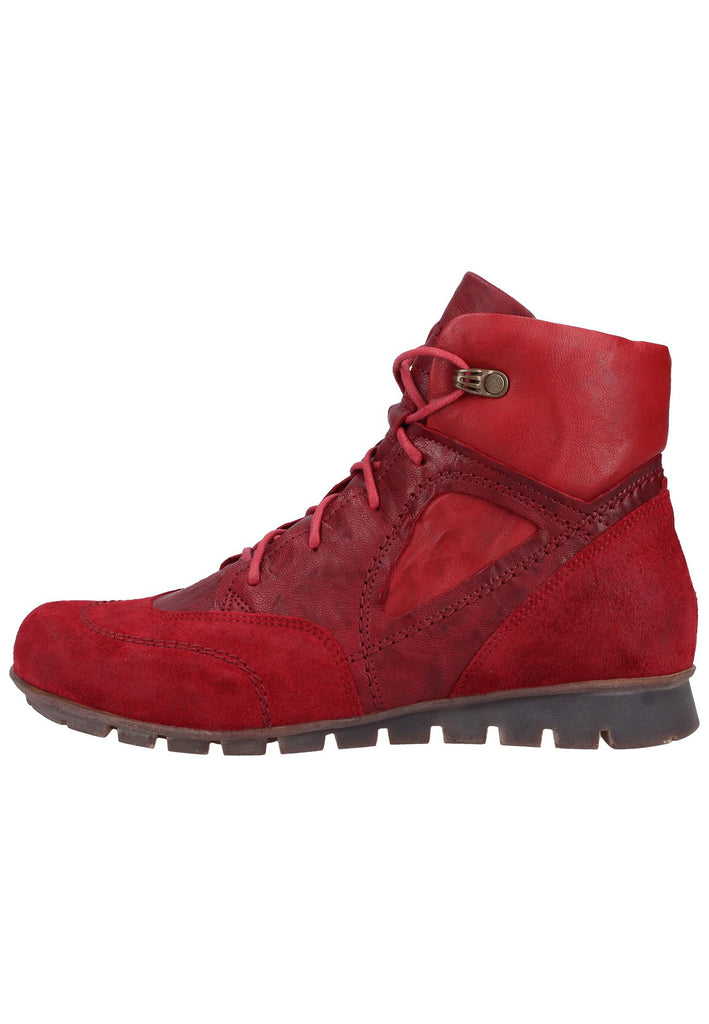 Think! Stiefelette Veloursleder Cherry - surf4shoes