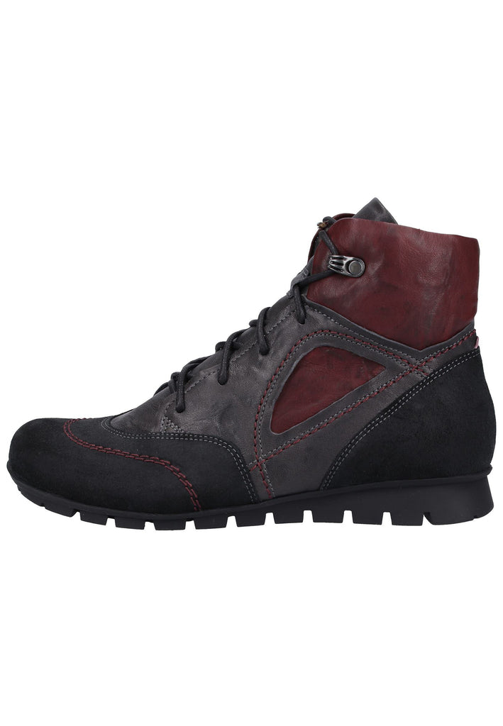 Think! Stiefelette Veloursleder Schwarz - surf4shoes