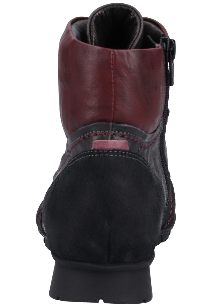 Think! Stiefelette Veloursleder Schwarz - surf4shoes