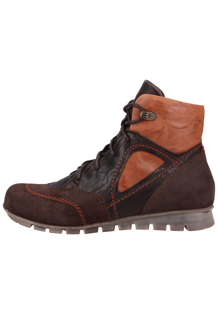 Think! Stiefelette Veloursleder Espresso - surf4shoes