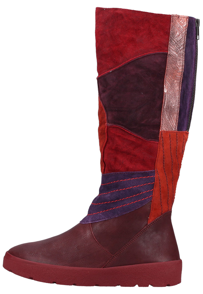 Think! Stiefel Leder Rot - surf4shoes