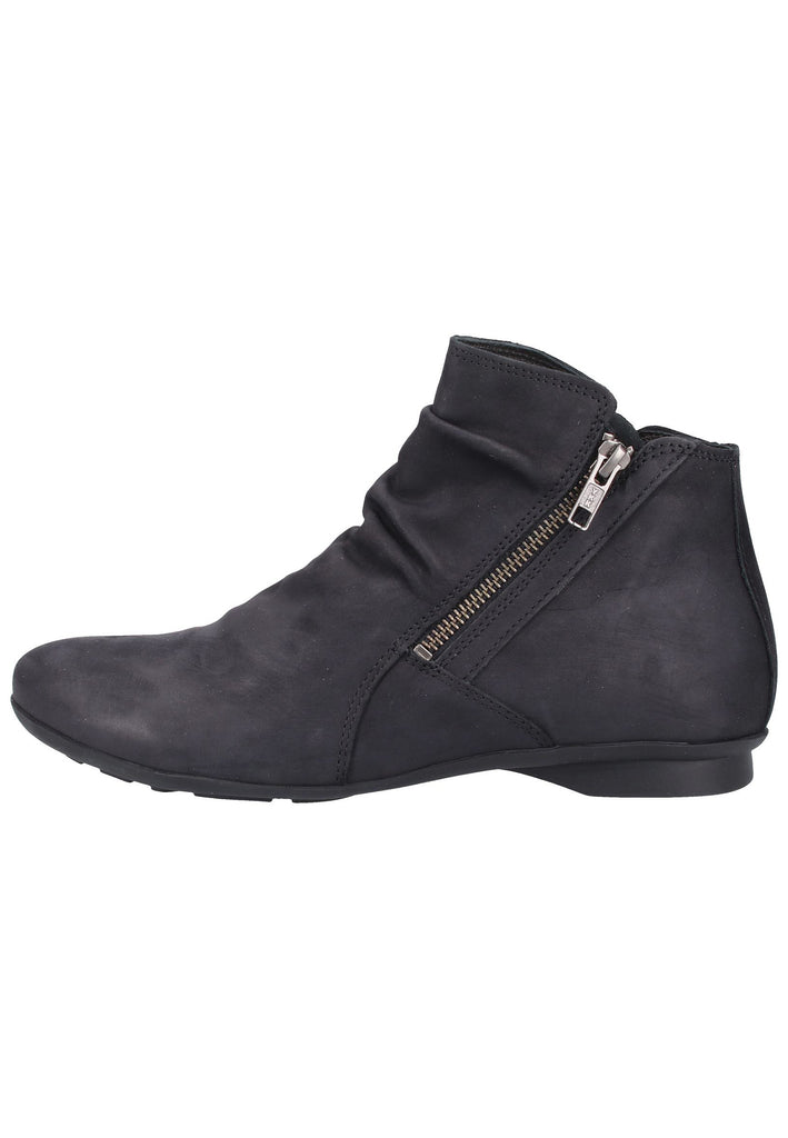 Think! Stiefelette Nubukleder Schwarz - surf4shoes