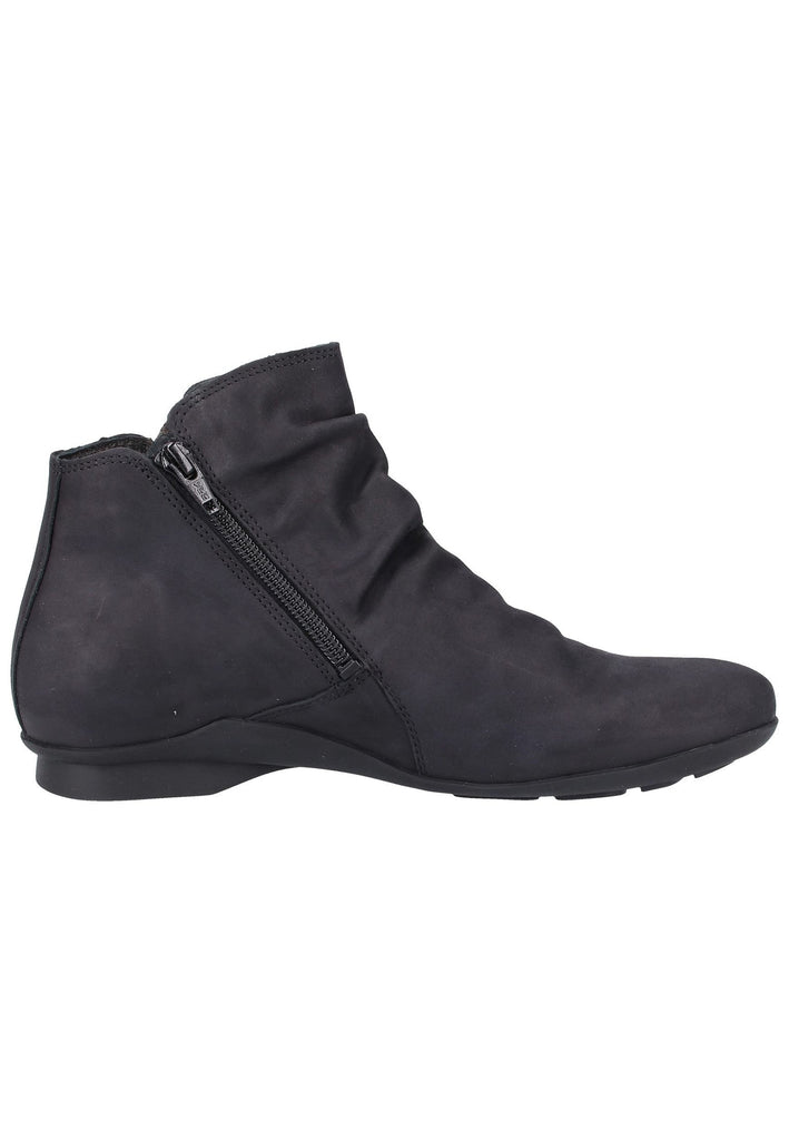 Think! Stiefelette Nubukleder Schwarz - surf4shoes