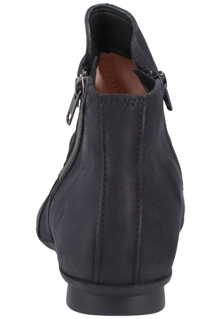 Think! Stiefelette Nubukleder Schwarz - surf4shoes
