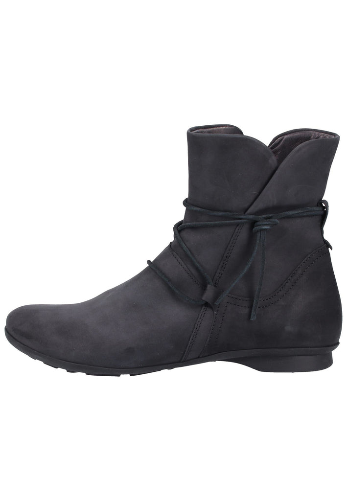 Think! Stiefelette Nubukleder Schwarz - surf4shoes