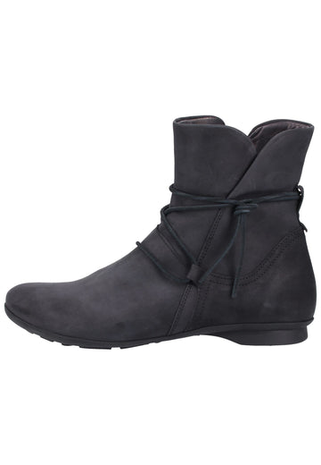 Think! Stiefelette Nubukleder Schwarz - surf4shoes