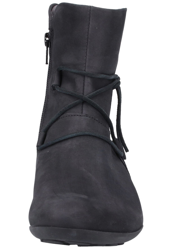 Think! Stiefelette Nubukleder Schwarz - surf4shoes