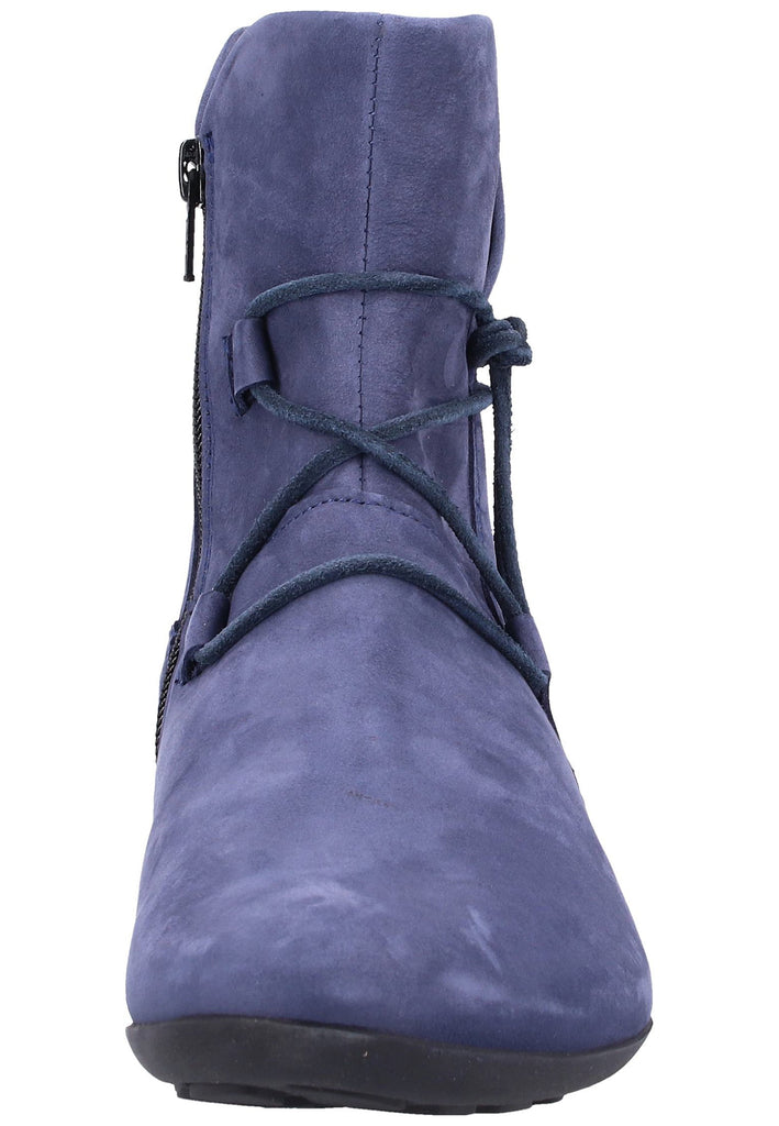 Think! Stiefelette Nubukleder Dunkelblau - surf4shoes