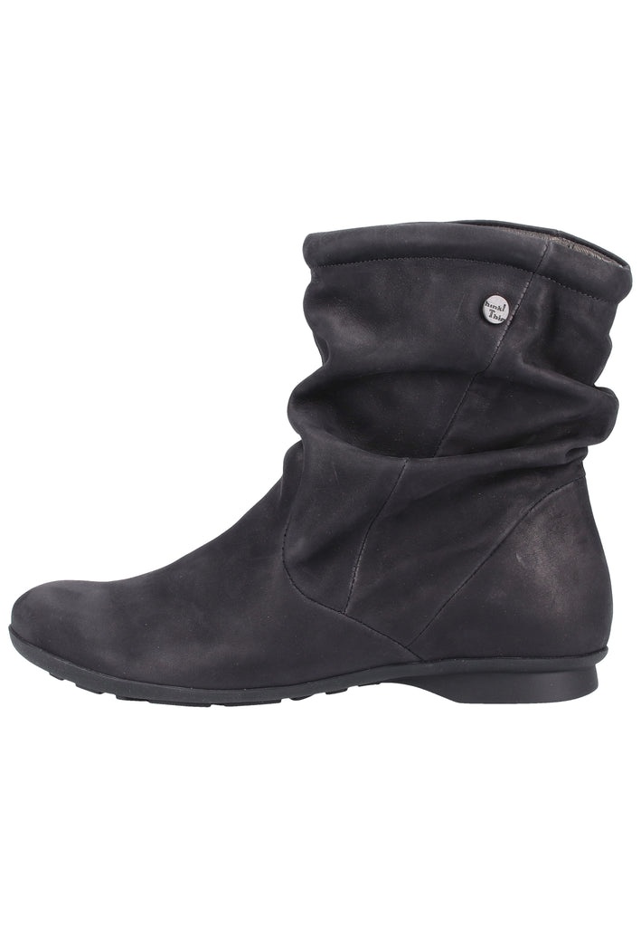 Think! Stiefelette Nubukleder Schwarz - surf4shoes
