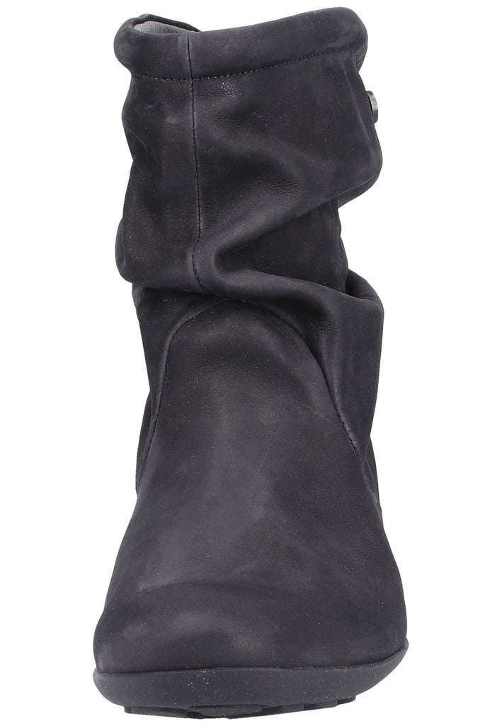 Think! Stiefelette Nubukleder Schwarz - surf4shoes