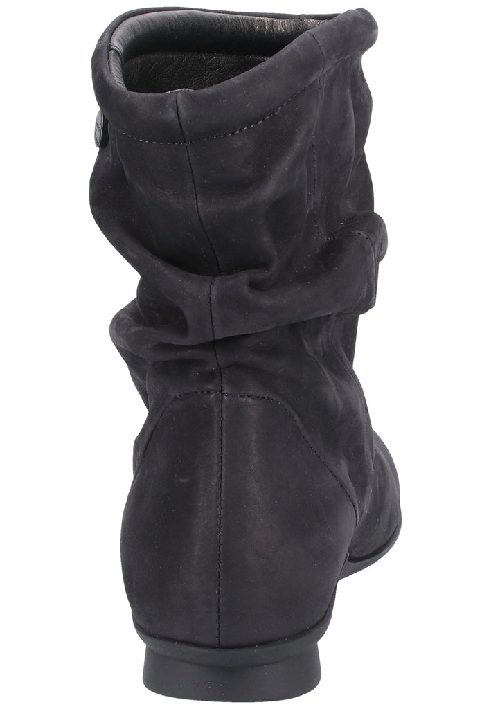 Think! Stiefelette Nubukleder Schwarz - surf4shoes