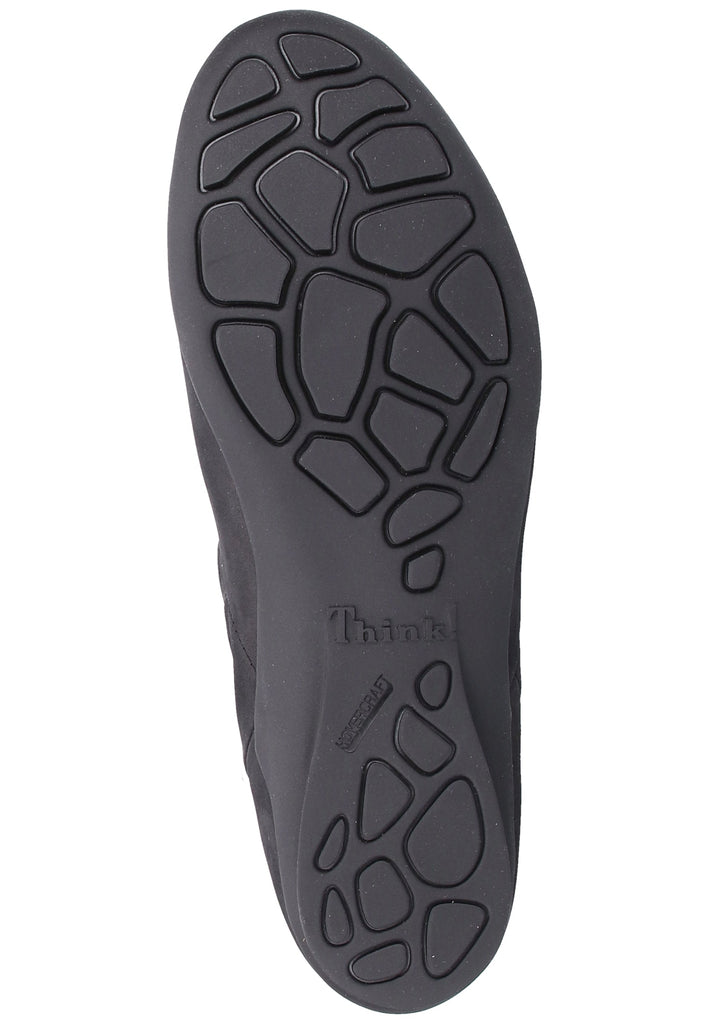 Think! Stiefelette Nubukleder Schwarz - surf4shoes