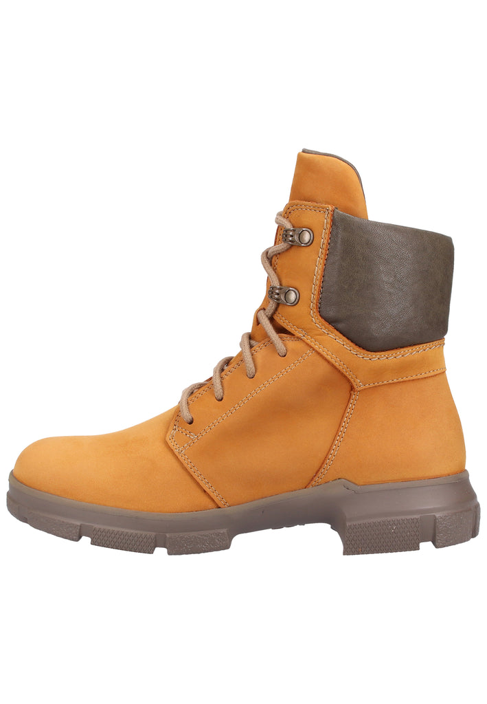 Think! Stiefelette Nubukleder Senf - surf4shoes
