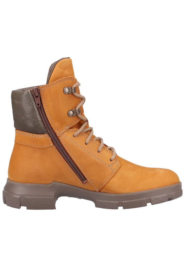 Think! Stiefelette Nubukleder Senf - surf4shoes