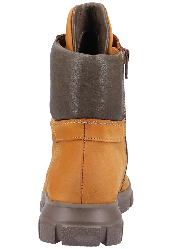 Think! Stiefelette Nubukleder Senf - surf4shoes