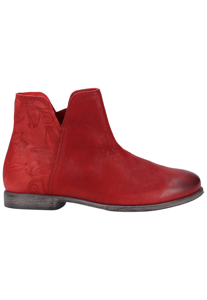 Think! Stiefelette Leder Rot - surf4shoes