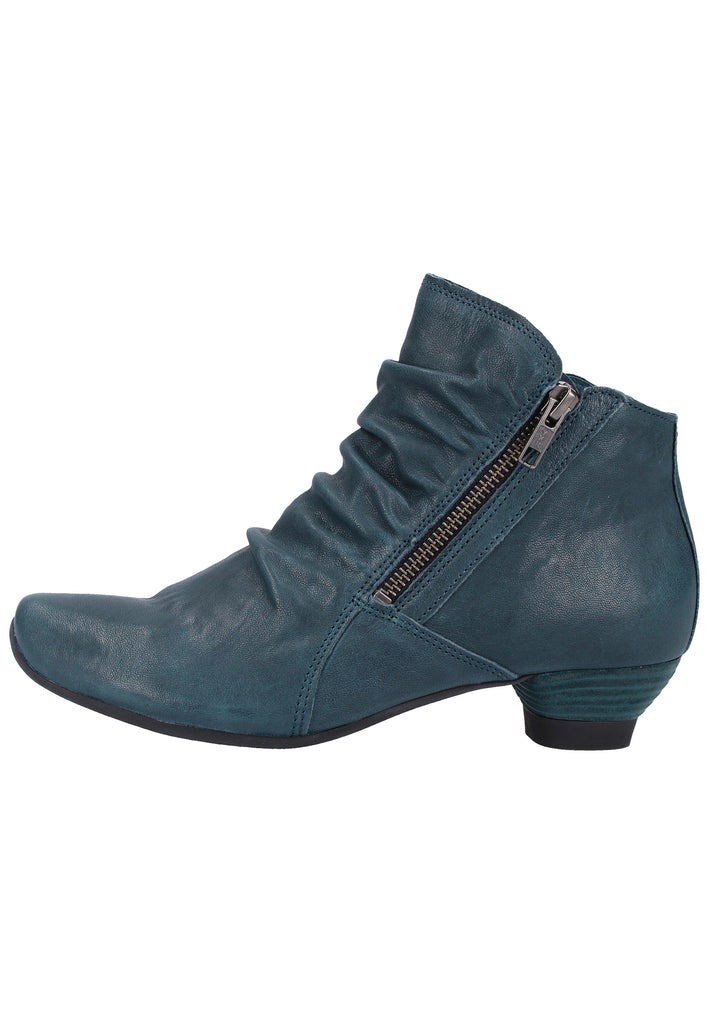 Think! Stiefelette Nappaleder Blau - surf4shoes